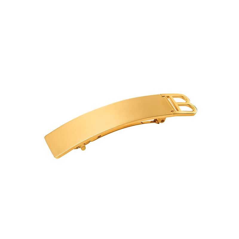 Заколка-автомат &quot;В&quot; Gold Logo Limited Edition SS21 Balmain Paris Hair Couture balmainhair-ukraine