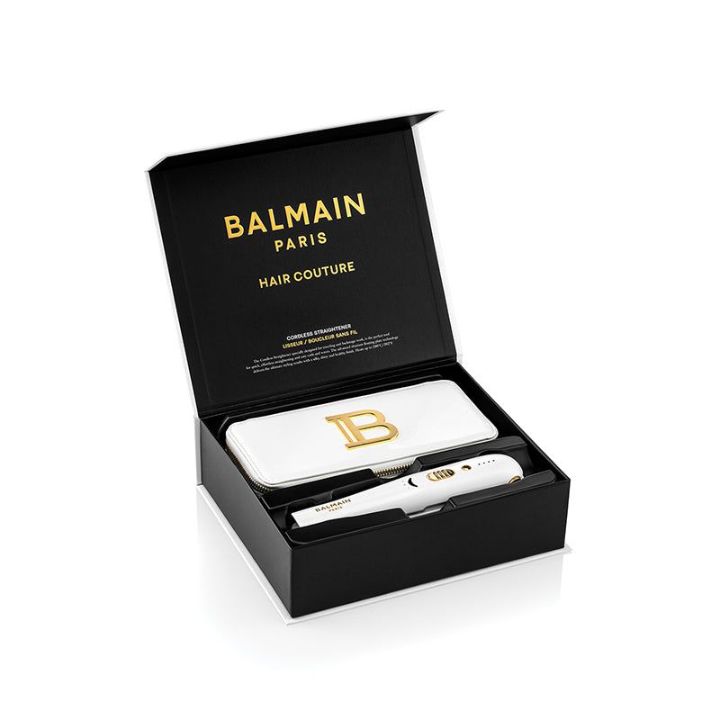 Утюжок бепроводной бело-золотой Limited Edition FW21 Balmain Paris Hair Couture balmainhair-ukraine